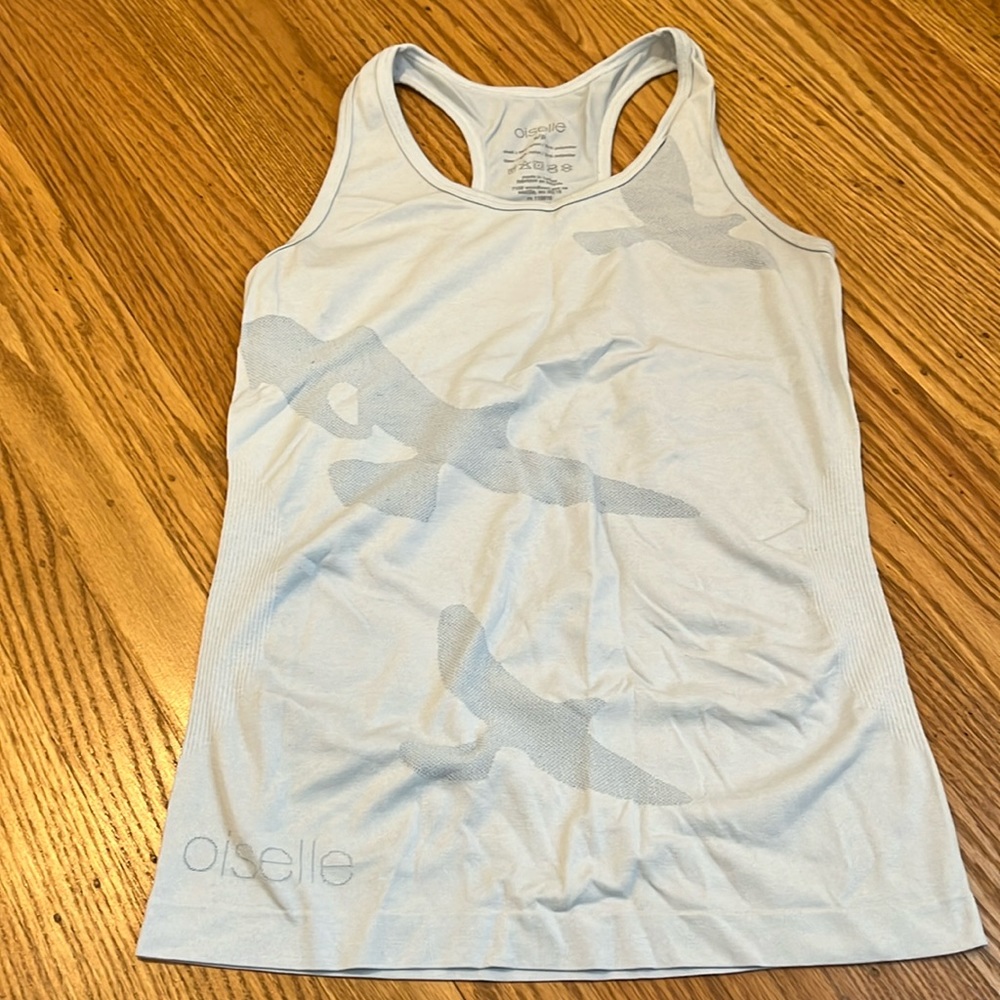 Oiselle light blue size small tank
